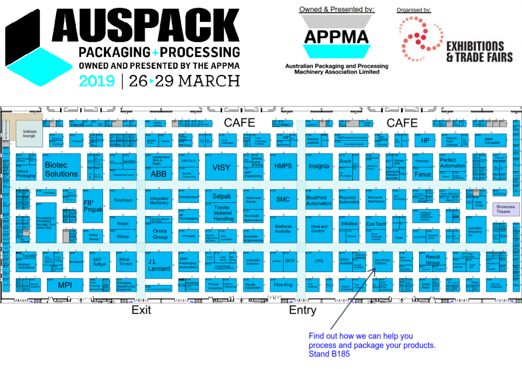 AUSPACK 2019 Floor Plan